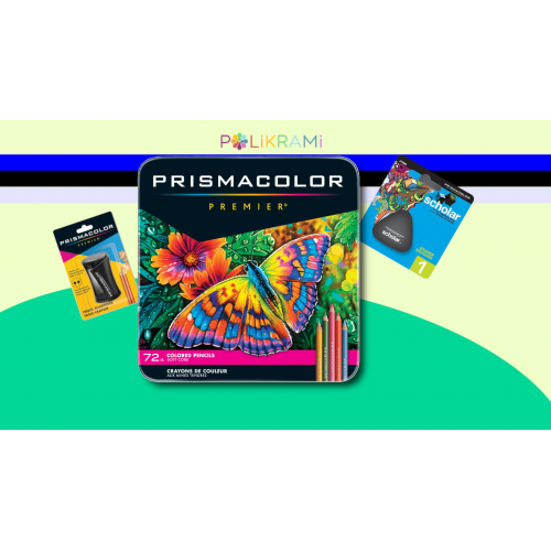 Prismacolor Premier 72 Renk Kuru Boya Seti Prismacolor Özel Silgi Prismacolor Premier Açacak