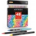 Arteza 48 Renk Fırça Uçlu Keçeli Kalem Seti - Renklendirme, Kaligrafi, Çizim için Tasarlanmış Sanatçılar ve Yeni Başlayan Ressamlar için