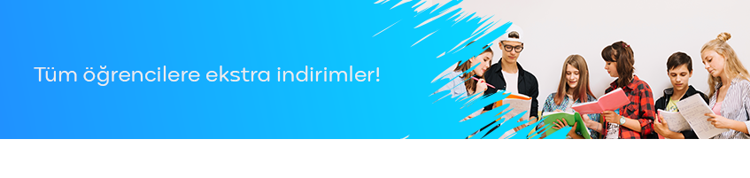 Tüm öğrencilere ek indirimler.